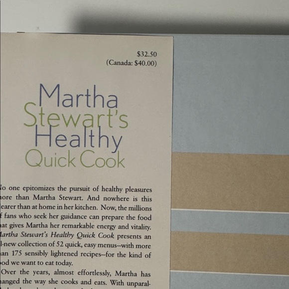 Martha Stewart's Healthy Quick Cook Book - Picture 2 of 6